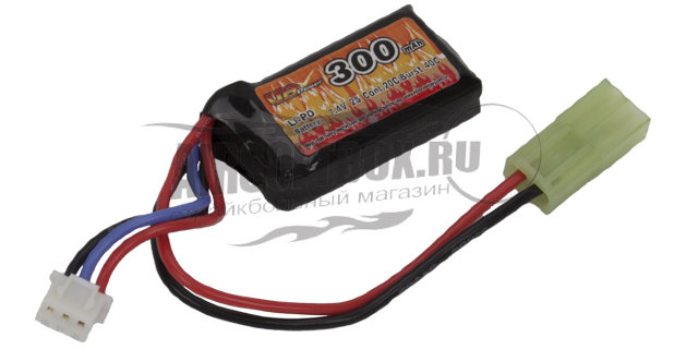 VB Power Аккумулятор LiPo 7.4v 300 mAh 20C